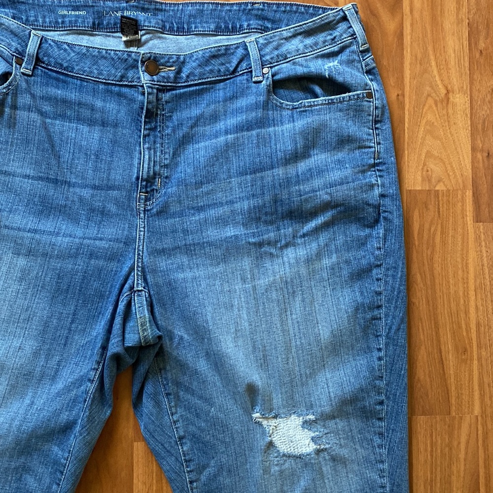 Lane Bryant Girlfriend Distressed Patchwork Ankle… - image 5